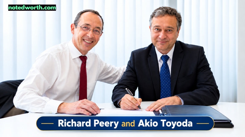 Richard Peery and Akio Toyoda